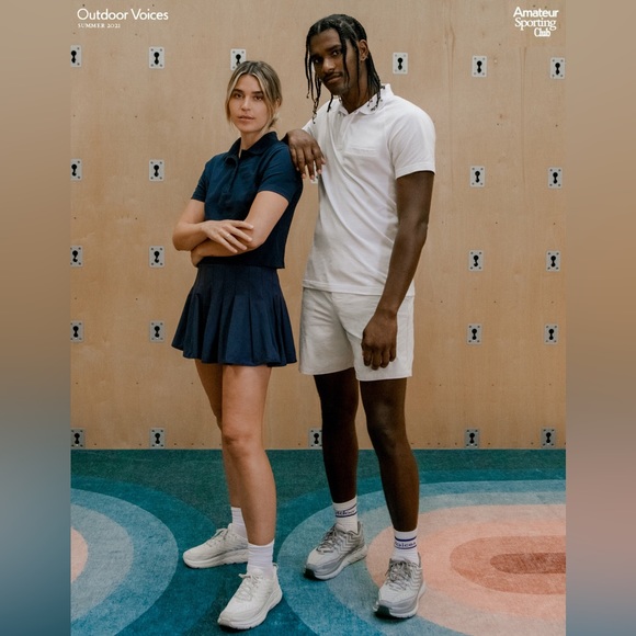 Outdoor Voices navy polo - Picture 1 of 3